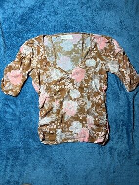 Urban Outfitters Floral Pattern Blouse - Size L